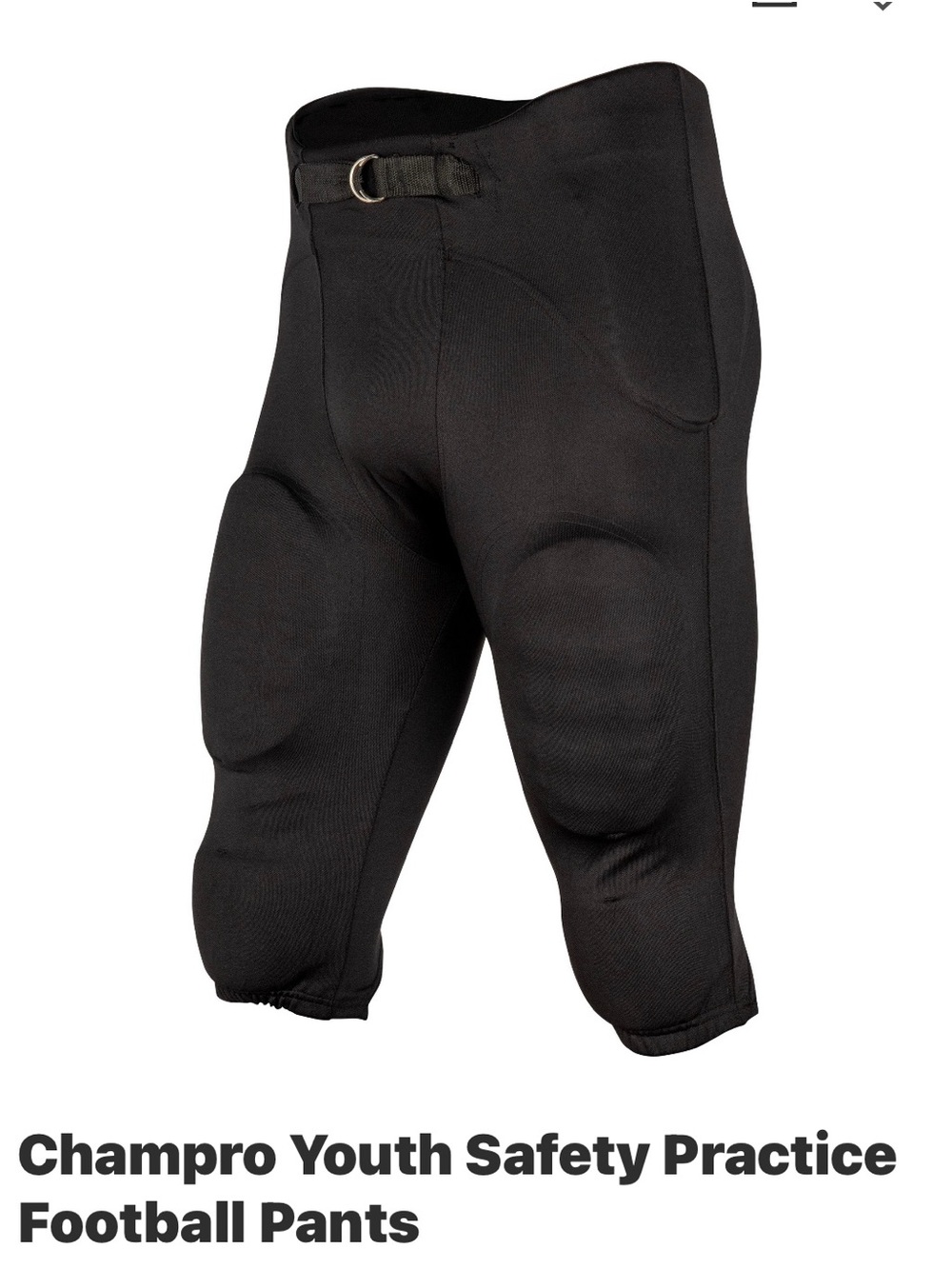 Champro Youth Large Safety Practice Football Pants